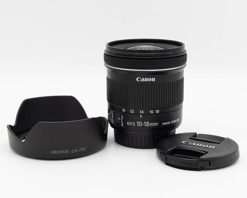Canon 18mm 4 - 10-18mm, f/4.5-5.6